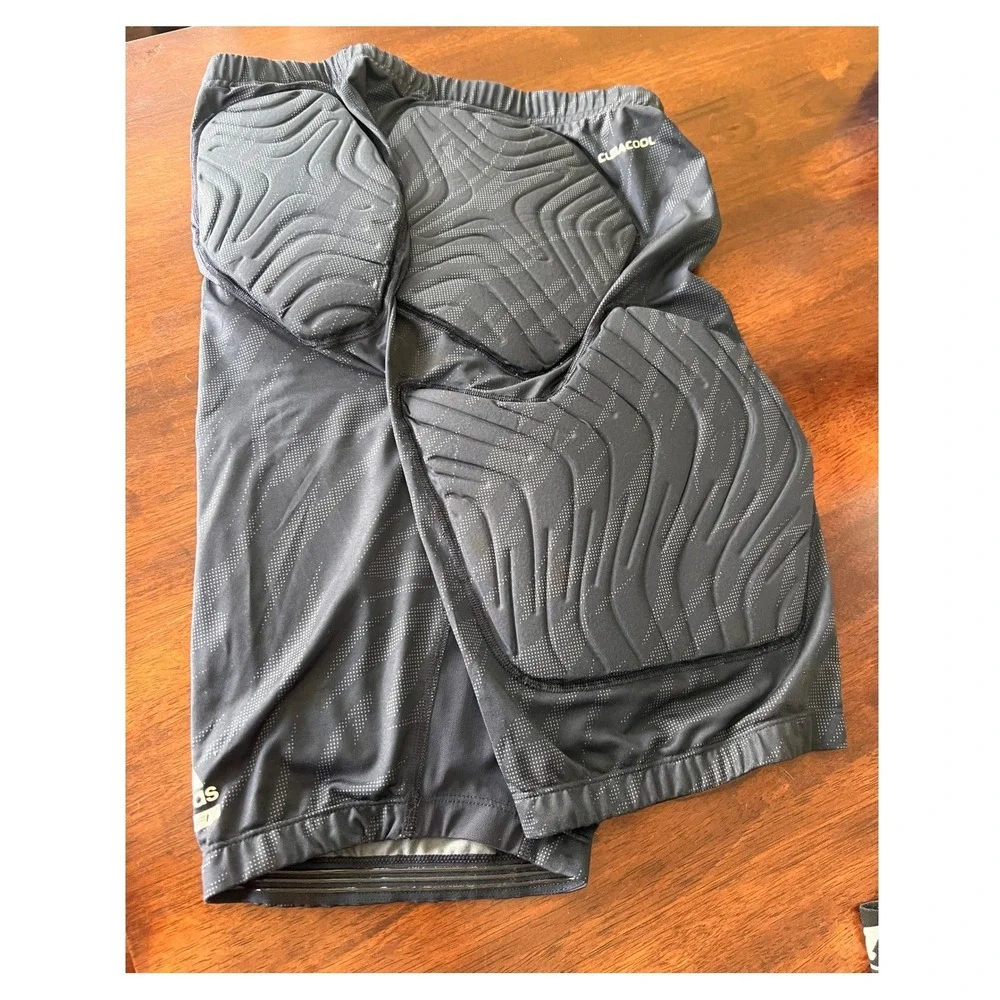 adidas Men's XL Climacool Padded Compression Short GFX, Navy